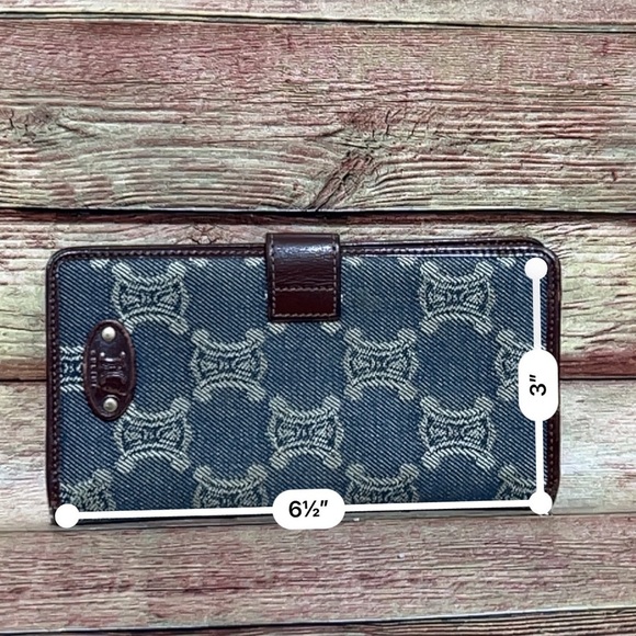 Celine Denim Popularity Macadam Long Wallet - Picture 8 of 9